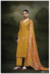 Yennoha 3811 By Ganga Premium Cotton Satin Solid Top Bottom With Dupatta Whiolesalers In Delhi